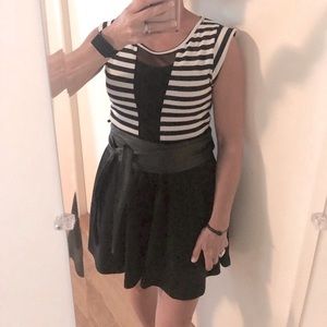 Codigo Striped Skater Dress